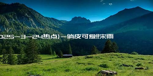 (2025-3-24热点)-俏皮可爱!!宋雨琦妆前妆后差别大 卸下甜酷妆容后扎起冲天辫，犹如邻家女孩！！